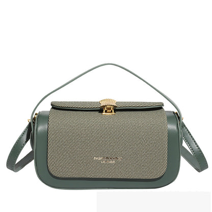 Fashionable Trendy Elegant Small Square Bag Shoulder Crossbody Bag Literary Simple Handbag Luxury Retro Box Bag Wholesale